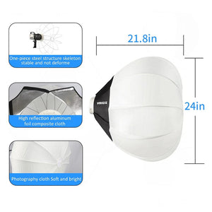 Hridz GLS65 65cm Globe Lantern Softbox Bowens mount For Video Studio Photography