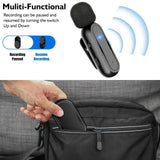 HRIDZ Wireless Lavalier Microphone for Lightning Port Mic For Apple iPhone ipad Vlog Live Stream