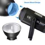 300W COB Video Light LED Ultra Bright VL300 Bi-Color COB 2800-6800K Bowens