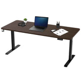 Lifespan Fitness ErgoDesk Electric Standing Desk 180cm (Walnut/Black)