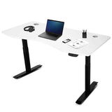 Lifespan Fitness ErgoDesk AUTO Series Automatic Standing Desk 150cm in White & Black