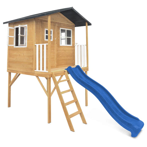 Lifespan Kids Burleigh Cubby House with 2.2m Slide (Blue) In Australia - Darrahopens