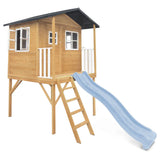 Lifespan Kids Burleigh Cubby House with 2.2m Slide (Pastel Blue) In Australia - Darrahopens