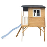 Lifespan Kids Burleigh Cubby House with 2.2m Slide (Pastel Blue) In Australia - Darrahopens