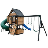 Lifespan Kids Claremont Swing Set & Play Centre with 2.2m Slide (Blue) In Australia - Darrahopens