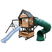 Lifespan Kids Claremont Swing Set & Play Centre with 2.2m Slide (Pastel Blue) In Australia - Darrahopens