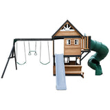 Lifespan Kids Claremont Swing Set & Play Centre with 2.2m Slide (Pastel Blue) In Australia - Darrahopens