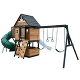 Lifespan Kids Claremont Swing Set & Play Centre with 2.2m Slide (Pastel Blue) In Australia - Darrahopens