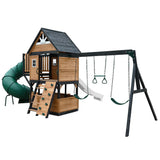 Lifespan Kids Claremont Swing Set & Play Centre with 2.2m Slide (White) In Australia - Darrahopens