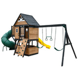 Lifespan Kids Claremont Swing Set & Play Centre with 2.2m Slide (Yellow) In Australia - Darrahopens