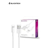 BLACKTECH USB-A To Lightning Fast Charging Cable 100cm - White In Australia - Darrahopens