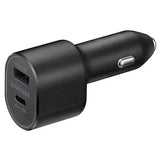 Samsung Super Fast Dual Car Charger (45W+15W) 2 Ports (NO CABLE)- Black (Non Retail Packed) In Australia - Darrahopens