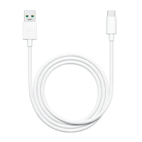 OPPO VOOC 65W 3A 6.5A Fast Cable USB-A to USB-C - White