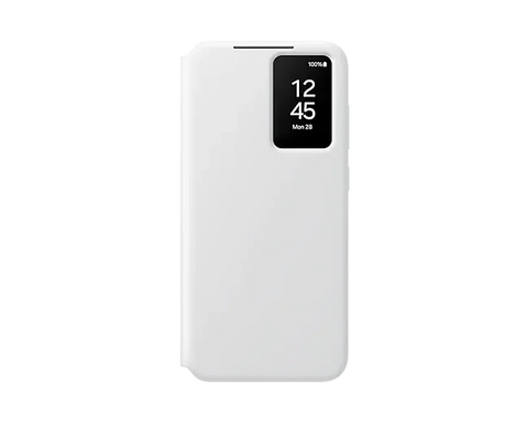 Samsung Smart View Wallet Case for Galaxy S24 FE - White In Australia - Darrahopens