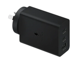 Samsung 65W Trio Adapter 2x USB-C + 1x USB-A Portable Fast Charger Black In Australia - Darrahopens