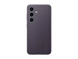 Samsung Vegan Leather Case for Galaxy S24 - Dark Violet In Australia - Darrahopens