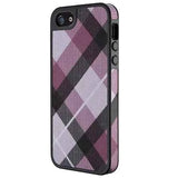 Speck FabShell for iPhone SE/5/5S Case - MegaPlaid Mulberry/Black New In Australia - Darrahopens