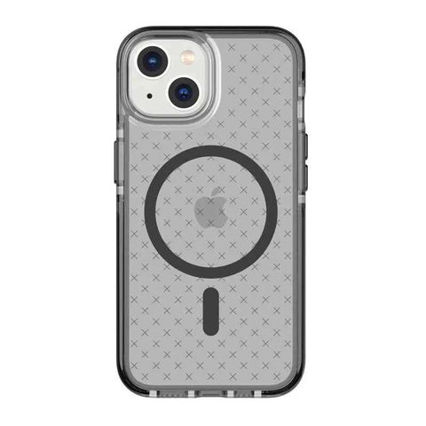 Tech21 Evo Check Case with MagSafe for Iphone 14 - Smokey Black In Australia - Darrahopens