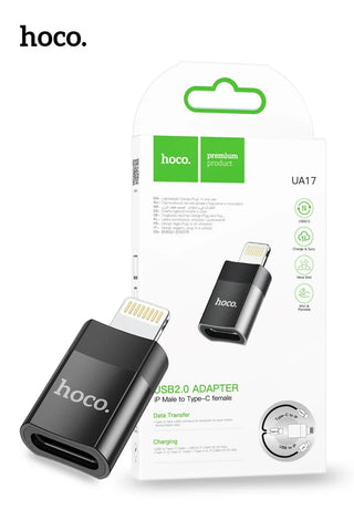 Hoco UA17 Lightning to USB-C OTG adapter In Australia - Darrahopens
