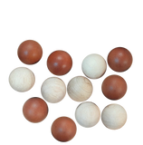 Two tone balls set of 12