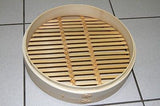 11 Inch Brand New Bamboo Steamer Set - 2 Steamer Baskets With 1 Lid