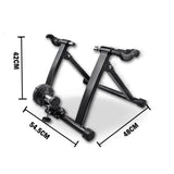 Indoor Bicycle Trainer Home Gym Exercise Foldable Parabolic Bike Training Fitness Cycling Stand W/ Front Support Pad