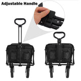 Foldable Collapsible Wagon Cart Garden Beach Outdoor Shopping Trolley Fishing Camping