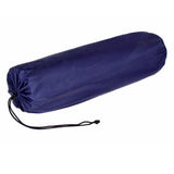 Double Self Inflating Mattress Camping Hiking Airbed Camp Mat Sleeping Pillow w/ Bag - navy