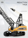 Huina RC CRANE 1:14 2.4Ghz Construction Tower Excavator Truck Toy Kids Boys Gift