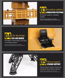 HUINA 1/14 12CH RC Alloy Tower Crane Engineering Construction Vehicle Toy Kids Car