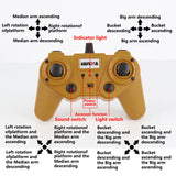 HUINA 1/14 22CH RC Alloy Excavator Construction Engineering Vehicle Toy Gift