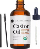 USDA Organic Castor Oil, Pure Cold Pressed, Hexane Free, from Kate Blanc