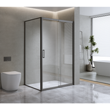 150mm Adjustable () Single Door Corner Sliding Glass - 2000x920mm