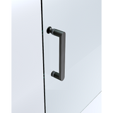 150mm Adjustable () Single Door Corner Sliding Glass Shower - Style 1