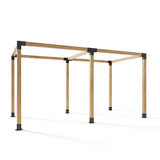 Roof Pergola Gazebo Shed Matte Black Steel Brackets DIY Kits