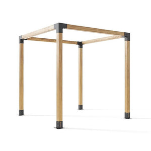 Roof Pergola Gazebo Shed Matte Black Steel Brackets DIY Kits