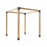 Roof Pergola Gazebo Shed Matte Black Steel Brackets DIY Kits