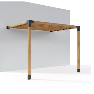 Roof Pergola Gazebo Shed Matte Black Steel Brackets DIY Kits