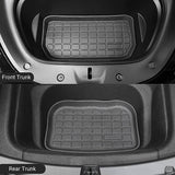 6 piece Car Y Floor Mats for Front and Rear Trunk Front Passenger and Driver Side