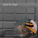 6 piece Car Y Floor Mats for Front and Rear Trunk Front Passenger and Driver Side