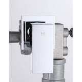 Bathroom Shower Bath Hot and Cold Square Mixer WATERMARK Certified in Chrome