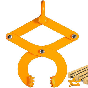 Steel Single Scissor Pallet Puller Clamp 1 Ton Capacity Pallet Grabber