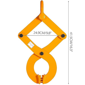 Steel Single Scissor Pallet Puller Clamp 1 Ton Capacity Pallet Grabber