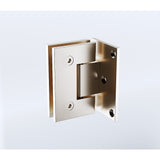 90cm Frameless Swing Bath Screen – Nickel Hardware with Stainless steel hinge for Modern Bathrooms