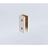 110cm Wall-to-Wall Frameless Shower Screen – Nickel U-Brackets and Floor U-Bracket with SS Hinges & Square Knob Handle In Australia - Darrahopens