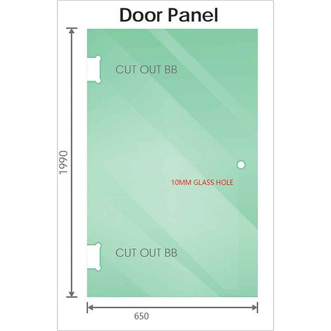 110cm Wall-to-Wall Frameless Shower Screen – Nickel U-Brackets and Floor U-Bracket with SS Hinges & Square Knob Handle In Australia - Darrahopens
