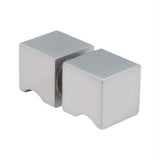 100cm Wall to Wall Frameless Shower Screen – Nickel Wall Channel , SS Hinges & Square Knob Handle In Australia - Darrahopens