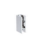 110x110cm Corner Frameless Shower Screen with Chrome U-Brackets and SS Hinges, Round Knob Handle