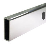 180cm Frameless Glass Sliding Shower Door – With Chrome Rail and Wall Channel for Modern Bathrooms