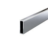180x100cm Frameless Glass Sliding Corner Shower – With Nickel Rail and Wall Channel for Contemporary Bathrooms